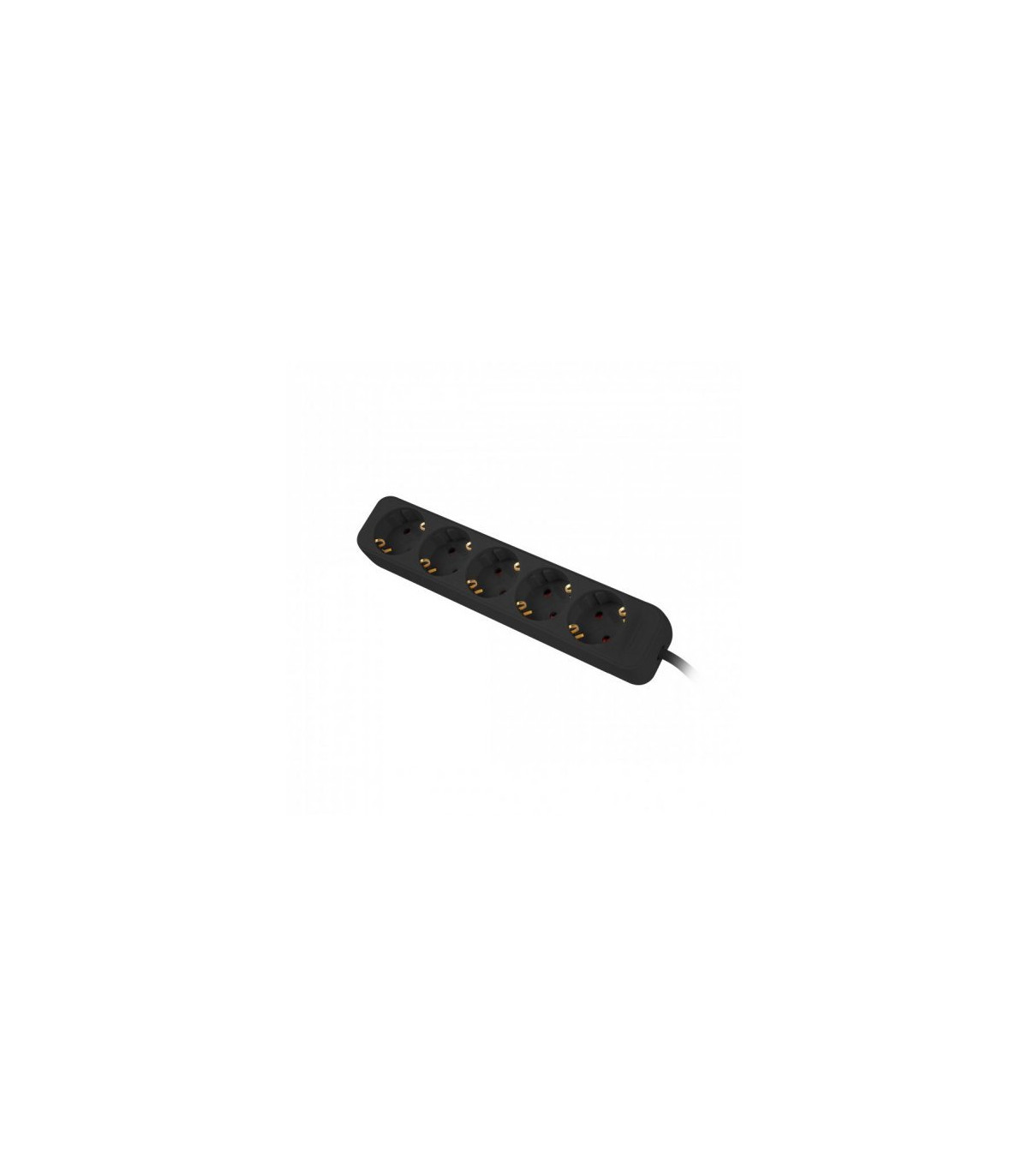 Regleta lanberg 5 tomas schuko negra 1.5m