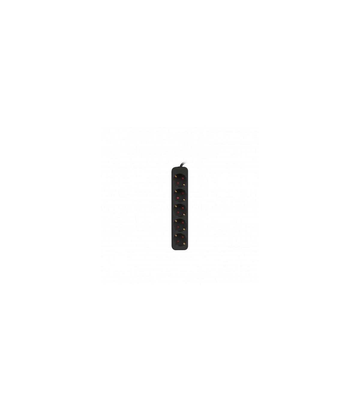 Regleta lanberg 5 tomas schuko negra 1.5m