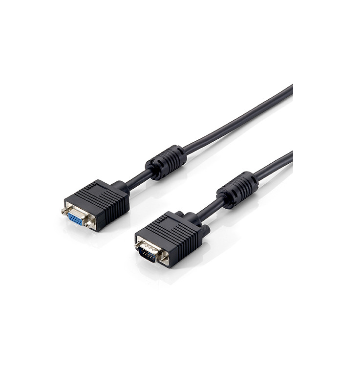 Cable alargo svga equip 3coax macho -  hembra 1.8m con ferritas