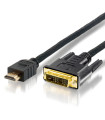 Cable hdmi equip macho a dvi macho 3m
