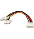 Duplicador cable de alimentacion atx  equip conector molex 5.25 x2