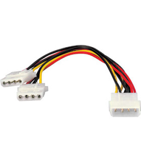 Duplicador cable de alimentacion atx  equip conector molex 5.25 x2