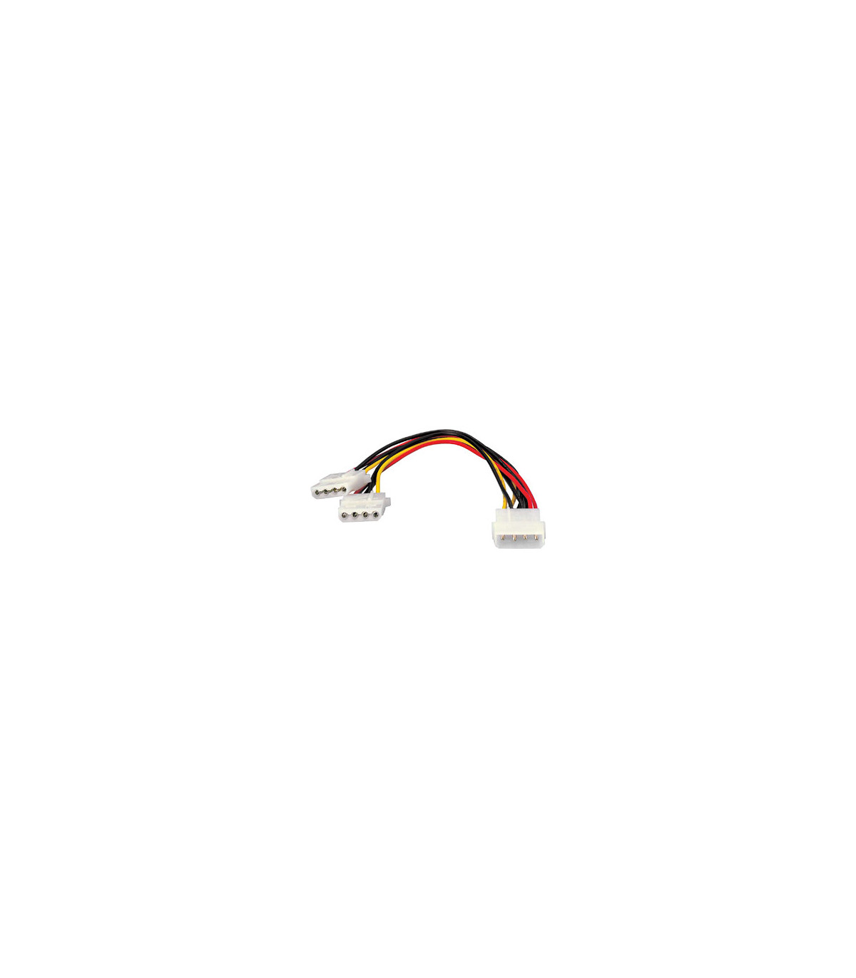 Duplicador cable de alimentacion atx  equip conector molex 5.25 x2