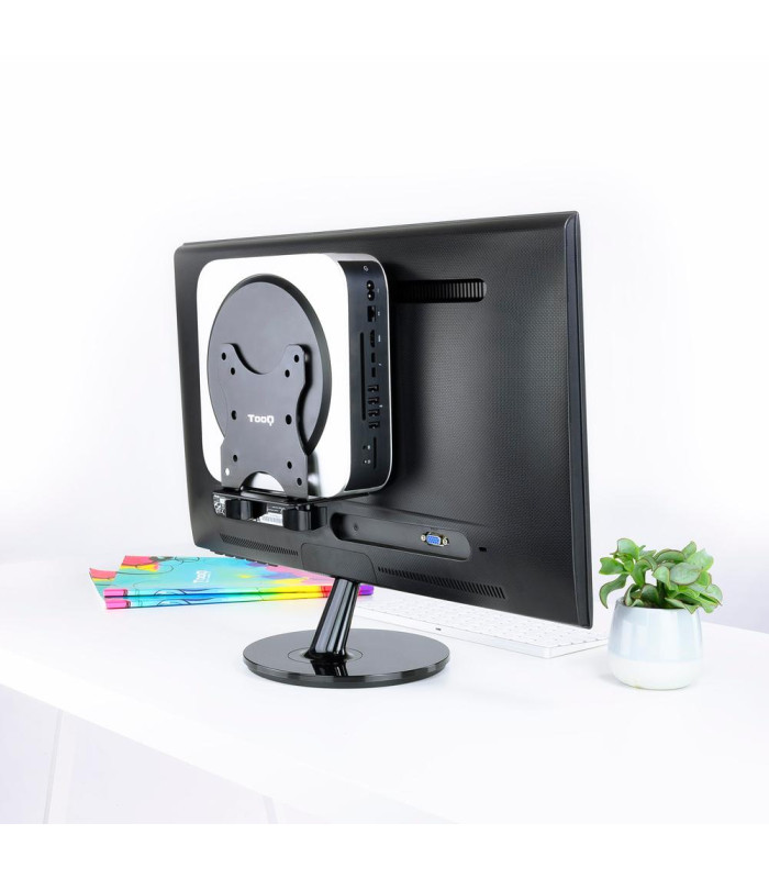 Soporte para mini pc tooq maximo 70mm ancho -  acople monitor  - 5kg max