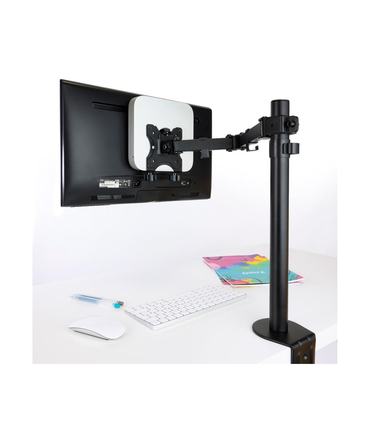 Soporte para mini pc tooq maximo 70mm ancho -  acople monitor  - 5kg max