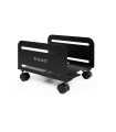 Soporte para cpu de suelo con ruedas tooq umcs0004 - b negro