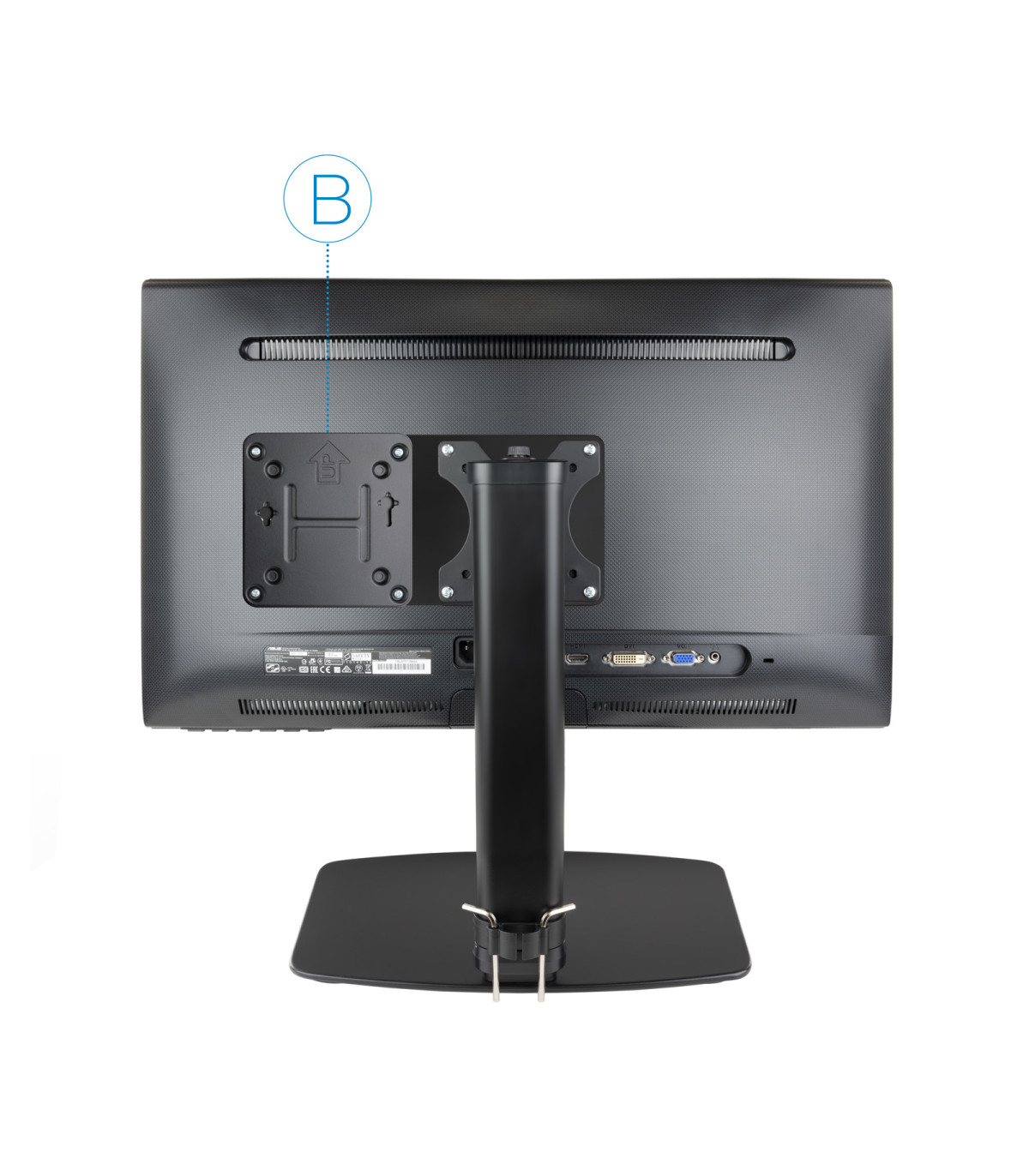 Soporte vesa mini pc tooq tcch0007 - b 75x75 - 100x100 negro