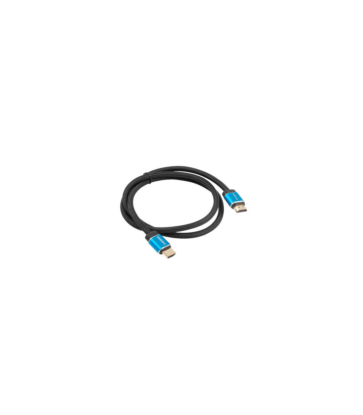 Cable hdmi lanberg m - m v2.0 premium certificate 1m negro