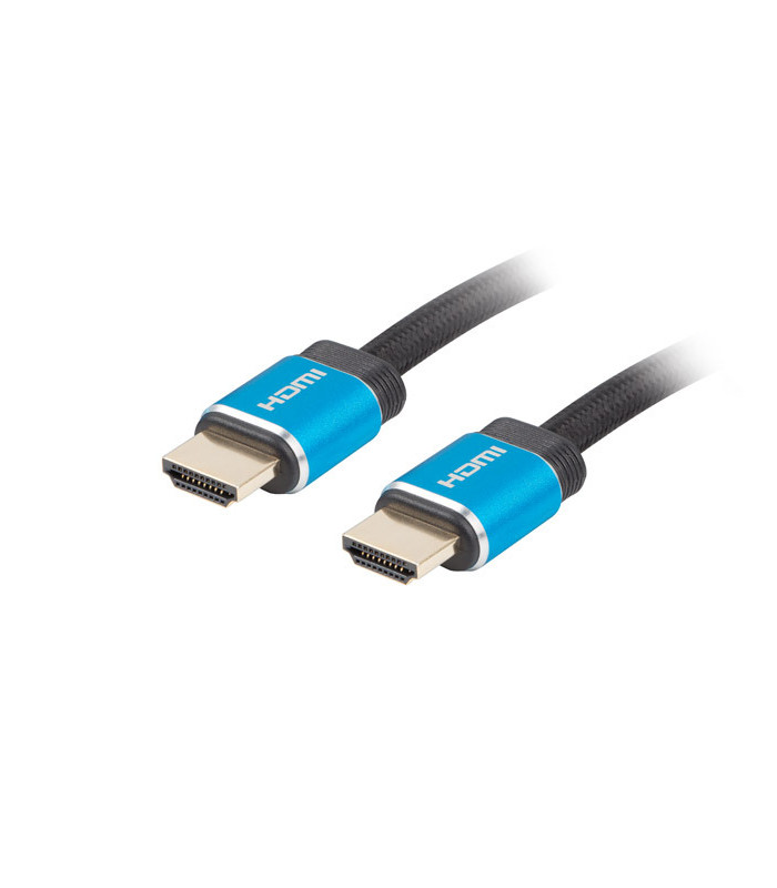Cable hdmi lanberg m - m v2.0 premium certificate 1m negro
