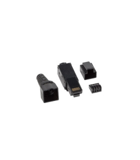 Conector lanberg rj45 cat 6 utp plug 8p8c tool - less