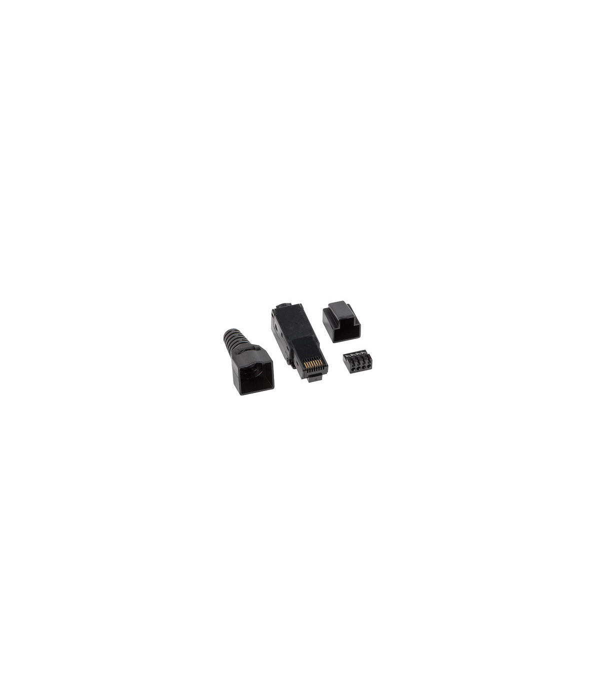Conector lanberg rj45 cat 6 utp plug 8p8c tool - less