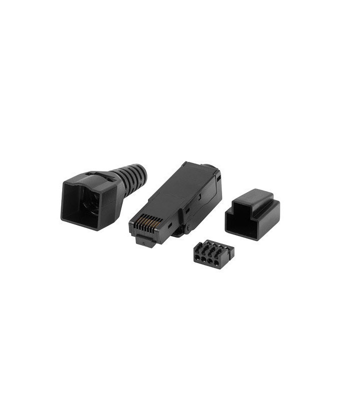 Conector lanberg rj45 cat 6 utp plug 8p8c tool - less