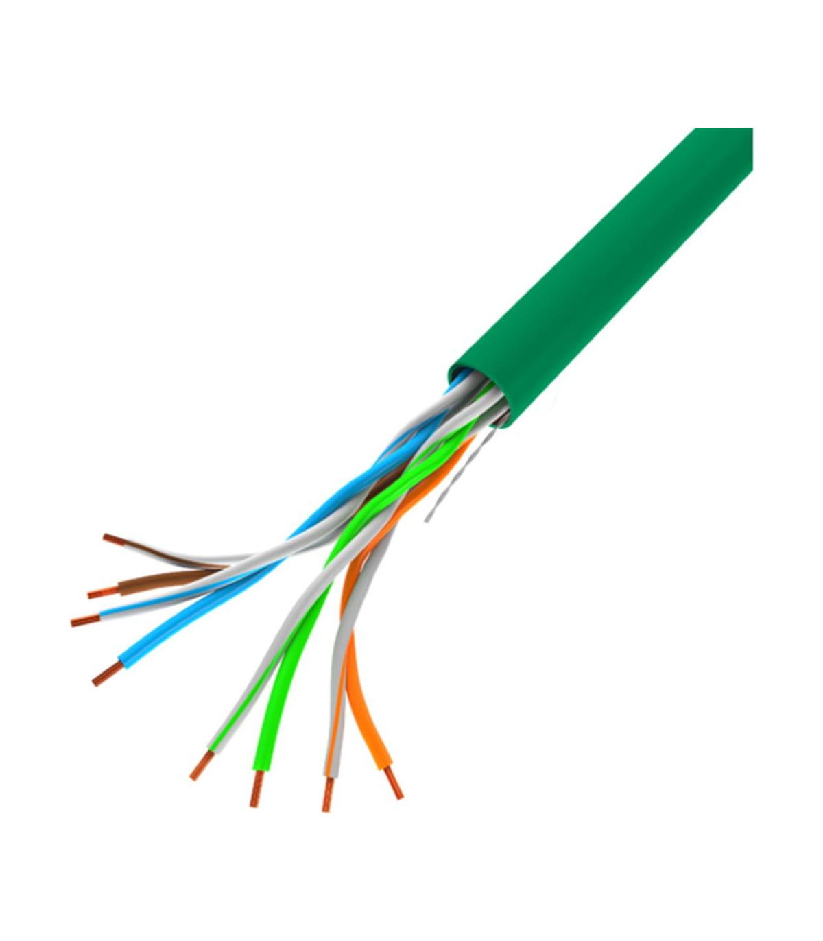 Bobina 100mb - s lanberg utp 305m solid cca verde