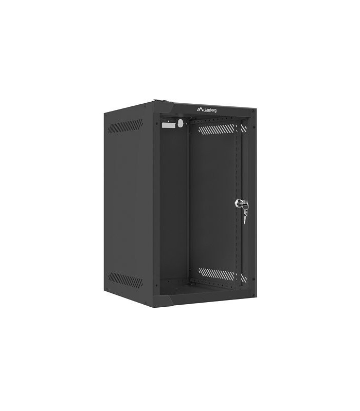Armario rack lanberg 9u 280x310 auto ensamblado 10 pulgadas hasta 20 kg negro
