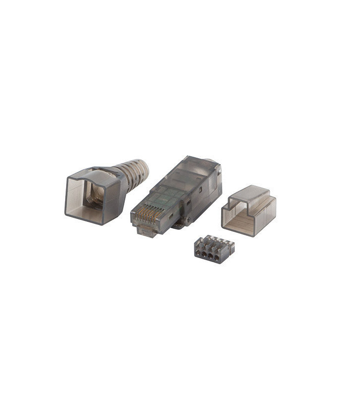 Conector lanberg rj45 cat 6a utp plug 8p8c tool - less