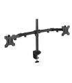 Soporte mesa tooq db1232tn - b 2 pantallas 13 - 32 pulgadas max 8kg por brazo negro