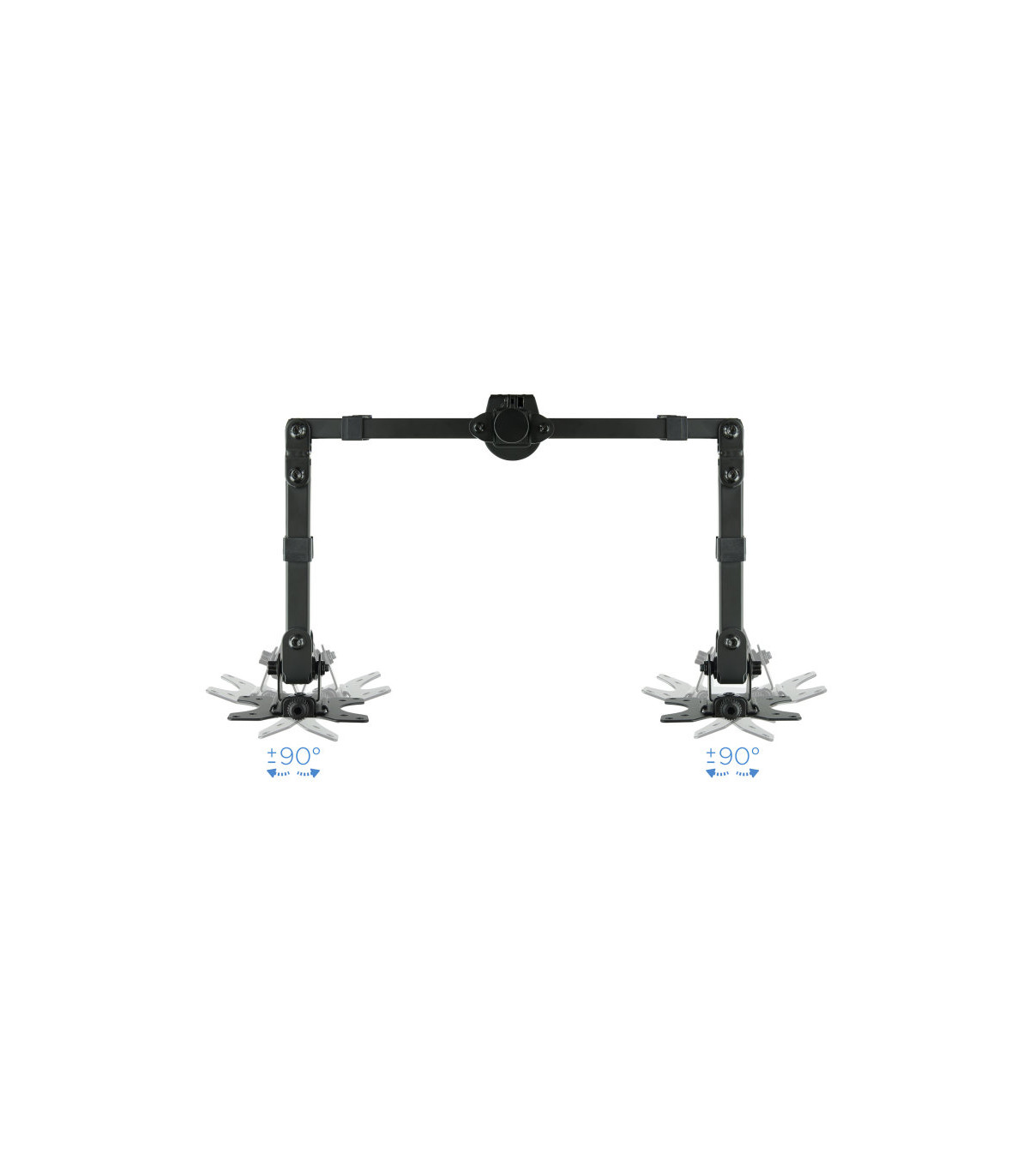 Soporte mesa tooq db1232tn - b 2 pantallas 13 - 32 pulgadas max 8kg por brazo negro