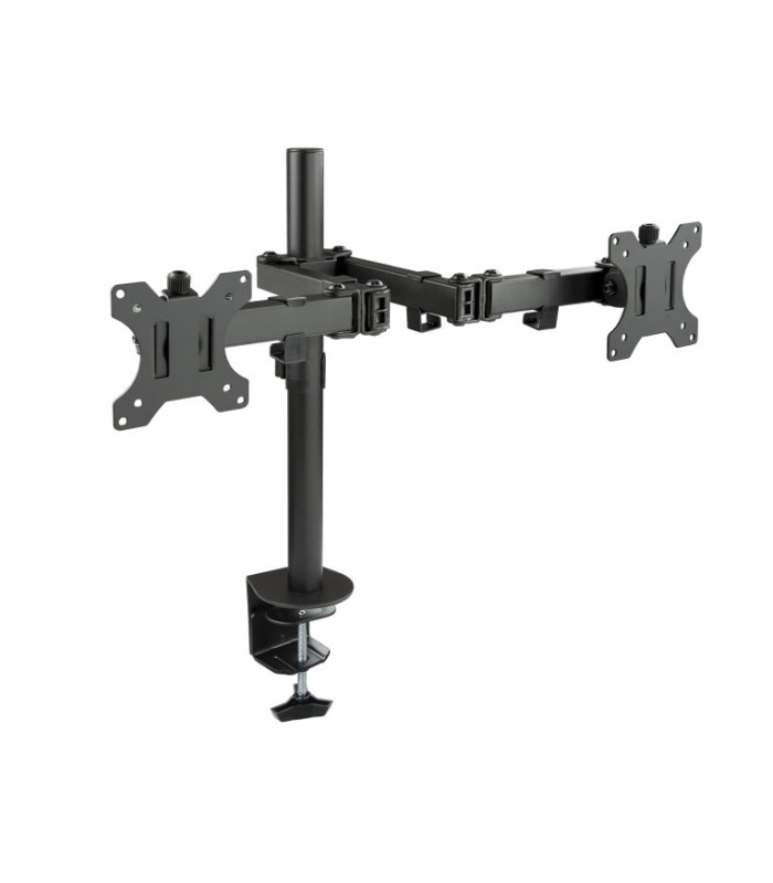 Soporte mesa tooq db1232tn - b 2 pantallas 13 - 32 pulgadas max 8kg por brazo negro