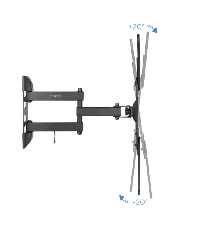 Soporte pared tv tooq lp6055tn - b negro 23 - 55 pulgadas max 30 kg