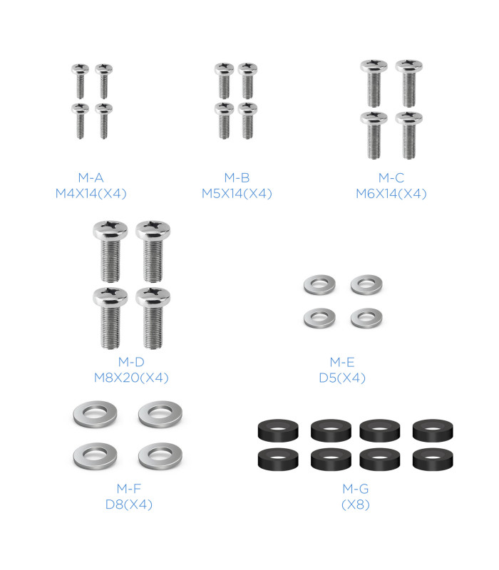 Soporte pared tooq lp1242f - b 23 pulgadas - 42 pulgadas carga maxima 35kg negro