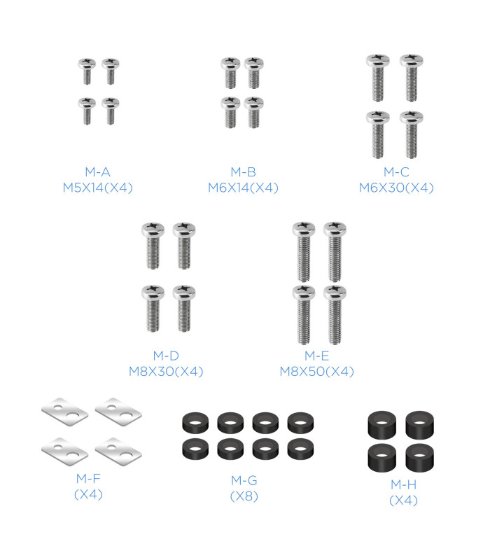 Soporte pared tv tooq lp6070tn - b 37 pulgadas - 70 pulgadas carga maxima 50kg negro