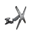 Soporte tv - monitor tooq 23 pulgadas - 55 pulgadas giratorio - inclinable negro vesa max 400x400 - inclinable 5º - 15º - girabl