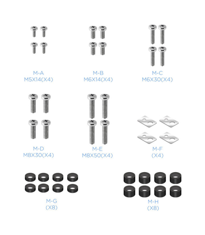 Soporte de suelo con ruedas tooq fs20200m - b 60 pulgadas - 105 pulgadas carga maxima 150kg
