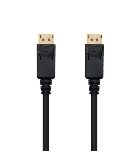 Cable displayport m - m 3m nanocable negro retail dp - m - dp - m -  3m -  conectores oro -  5.4 gbits
