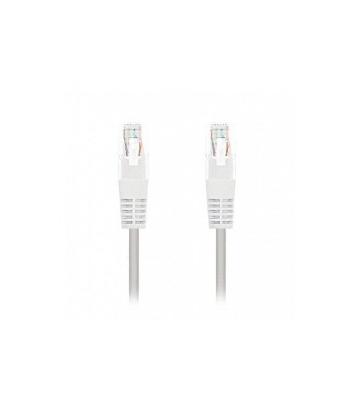 Cable red nanocable latiguillo rj45 utp cat6 1m blanco