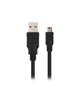 Cable usb(a) 2.0 a mini usb(b) nanocable 1.8m -  macho - macho -  negro