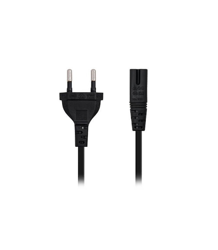 Cable alimentacion tipo philip forma 8 nanocable 1.5m negro cee7 -  16 -  m - c7 -  h