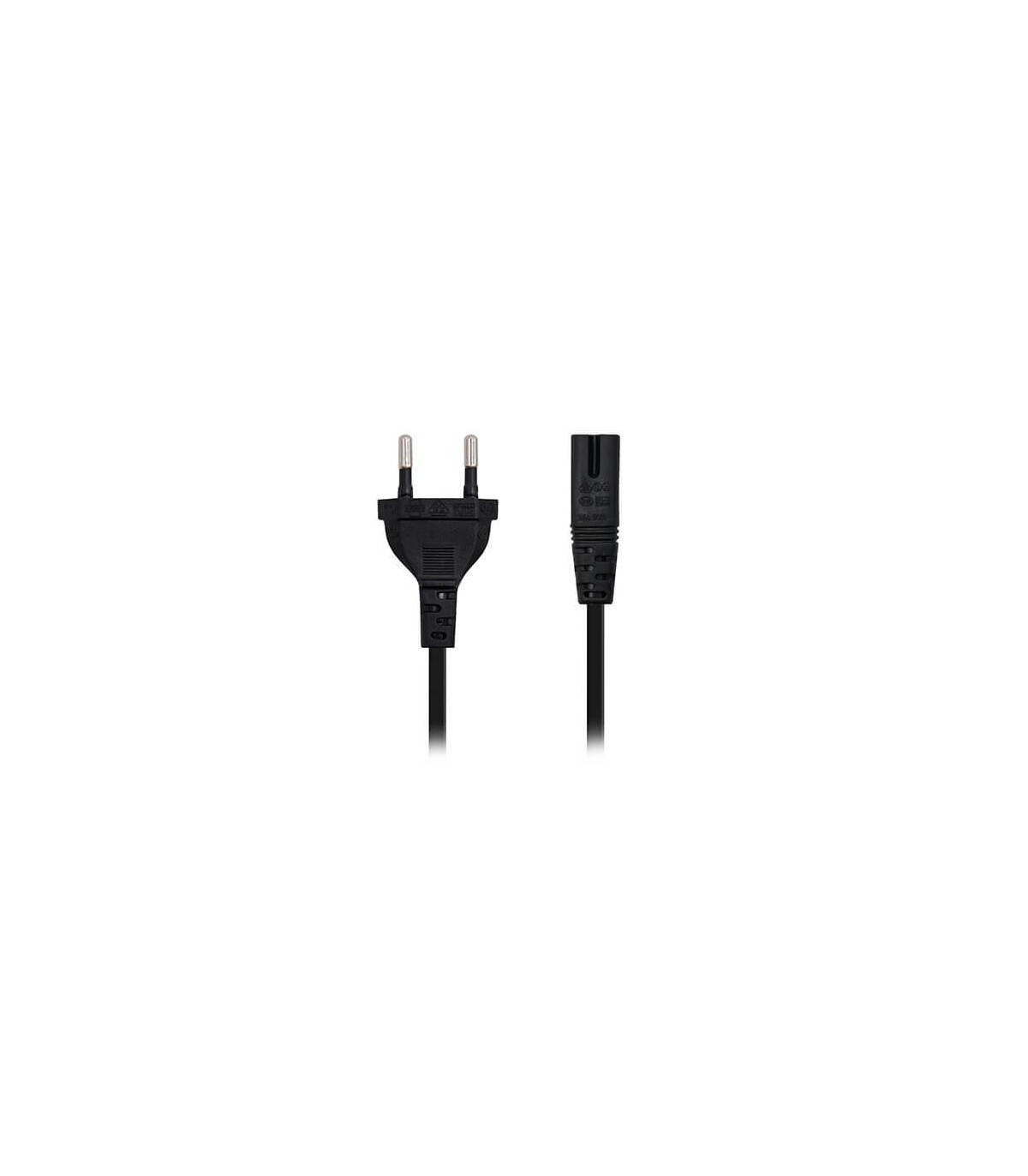 Cable alimentacion tipo philip forma 8 nanocable 1.5m negro cee7 -  16 -  m - c7 -  h
