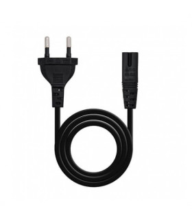 Cable alimentacion tipo philip forma 8 nanocable 1.5m negro cee7 - 16 - m - c7 - h