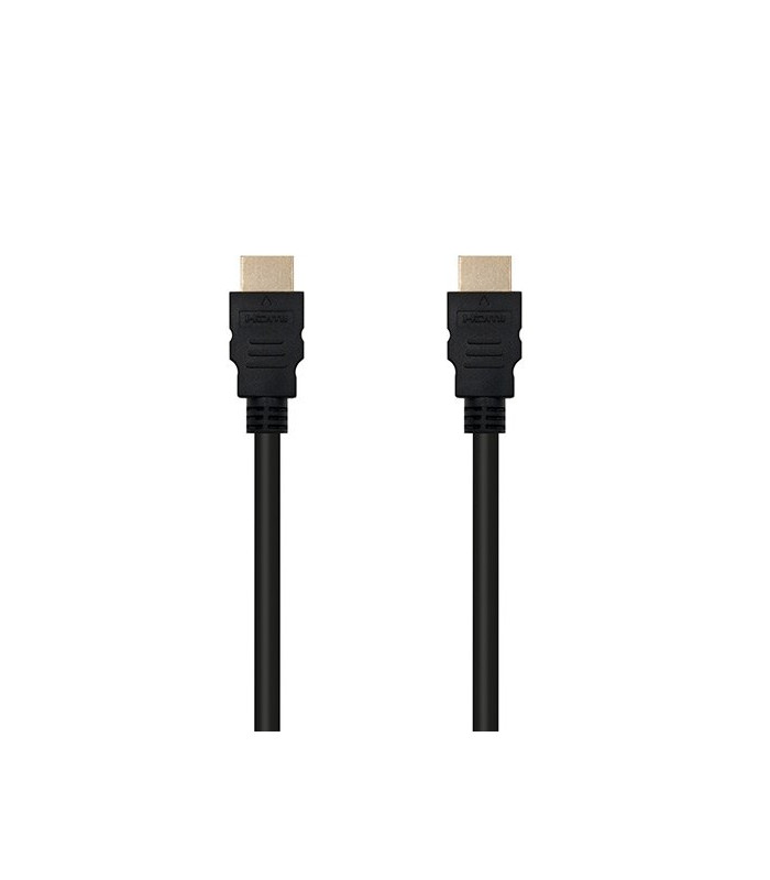 Cable hdmi(a) a hdmi(a) 4k 2m nanocable negro macho - macho -  60hz -  18gbps -  v2.0