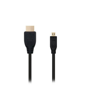 Cable micro hdmi tipo d a hdmi tipo a nanocable 1.8m negro 1.8m -  macho a macho -  alta velocidad -  negro