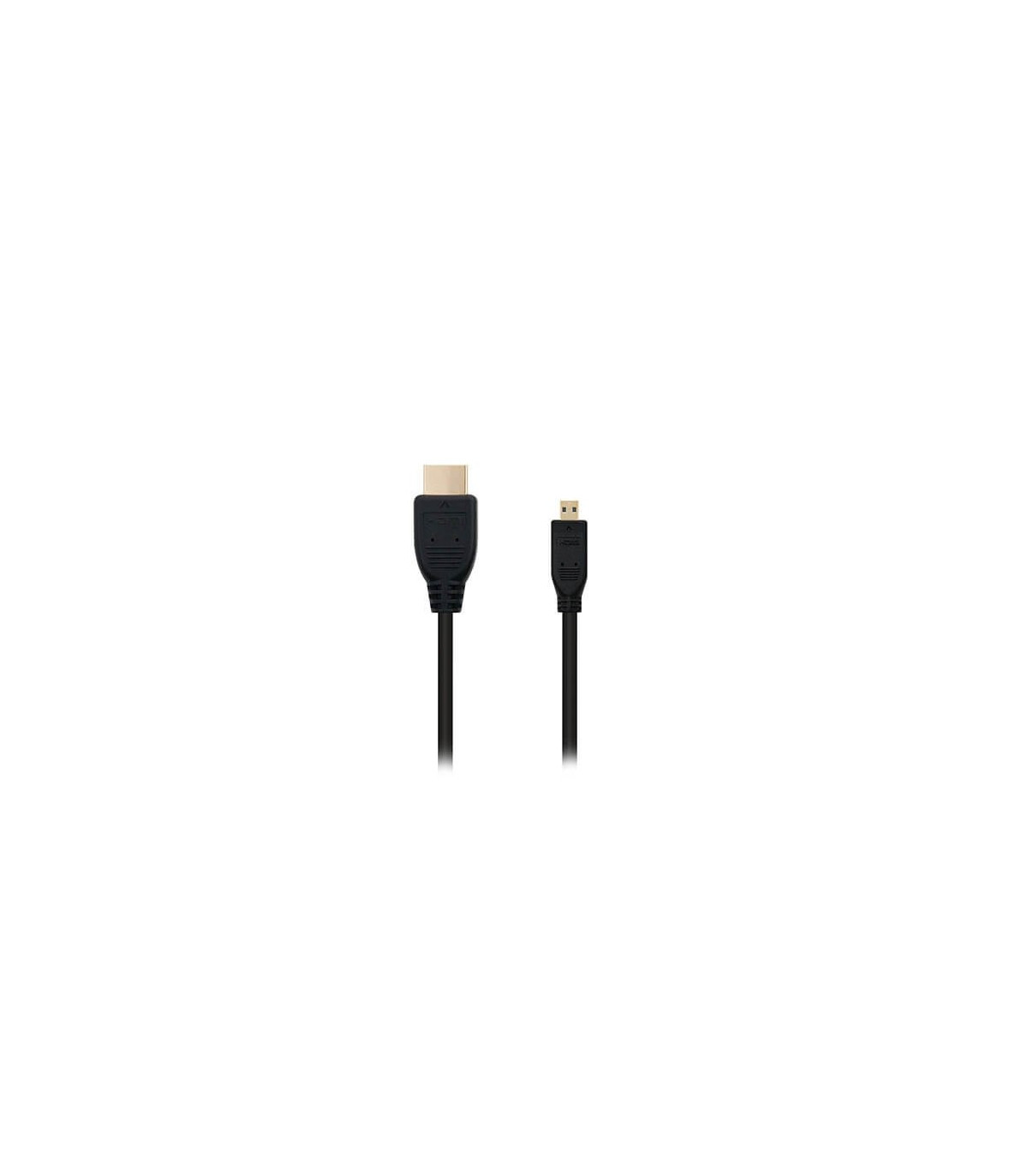 Cable micro hdmi tipo d a hdmi tipo a nanocable 1.8m negro 1.8m -  macho a macho -  alta velocidad -  negro