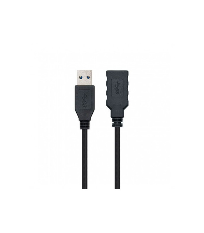 Cable usb tipo a 3.0 a usb tipo a 3.0 nanocable 1m negro macho - hembra