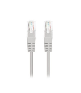 Cable red nanocable latiguillo rj45 utp cat6 0.3m gris 30cm