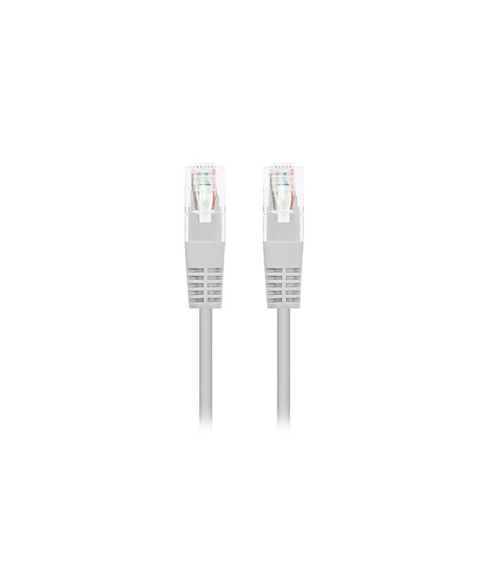 Cable red nanocable latiguillo rj45 utp cat6 0.3m gris 30cm
