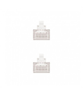 Cable red nanocable latiguillo rj45 utp cat6 0.3m gris 30cm