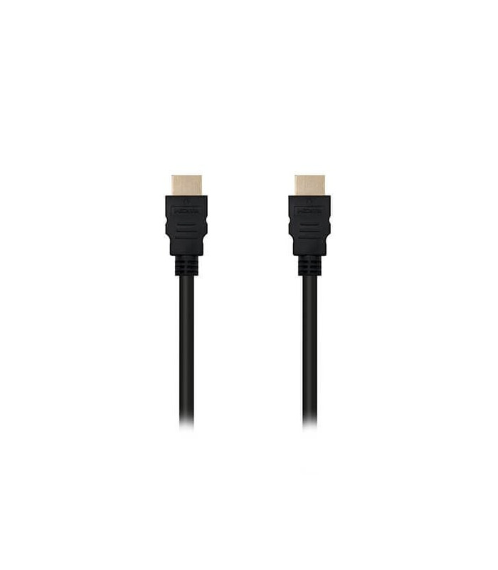 Cable hdmi 1.4 tipo a a hdmi tipo a nanocable 5m -  macho - macho -  alta velocidad -  4k -  10.2gbps -  negro
