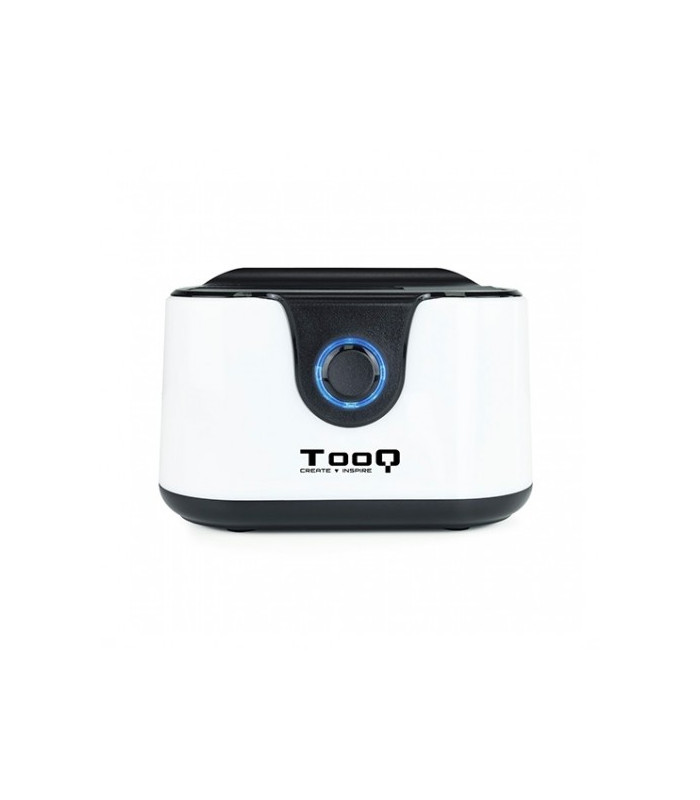 Docking station tooq hd 2.5 - 3.5 pulgadas sata a usb 3.0 doble bahia -  usb 2.0 host -  4200rpm - 7200rpm