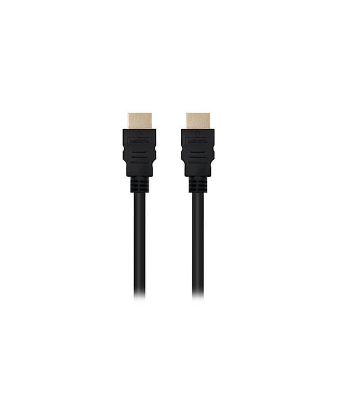 Cable hdmi 1.4 tipo a a hdmi tipo a nanocable 1.5m -  macho - macho -  alta velocidad -  4k -  10gbps -  negro