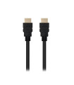 Cable hdmi 1.4 tipo a a hdmi tipo a nanocable 1.5m - macho - macho - alta velocidad - 4k - 10gbps - negro