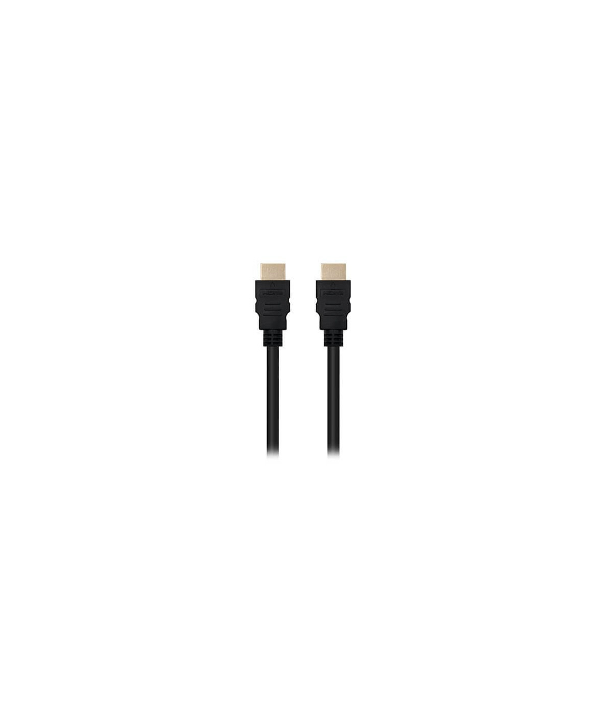 Cable hdmi 1.4 tipo a a hdmi tipo a nanocable 1.5m -  macho - macho -  alta velocidad -  4k -  10gbps -  negro