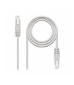 Cable red nanocable latiguillo rj45 utp cat6 10m gris