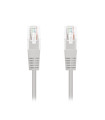 Cable red nanocable latiguillo rj45 utp cat6 0.25m gris 25cm