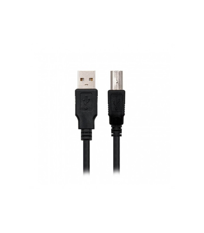 Cable impresora nanocable usb - a 2.0 a usb - b 2.0 1m negro macho - macho