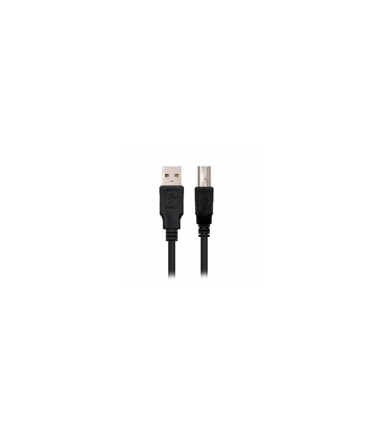 Cable impresora nanocable usb - a 2.0 a usb - b 2.0 1m negro macho - macho