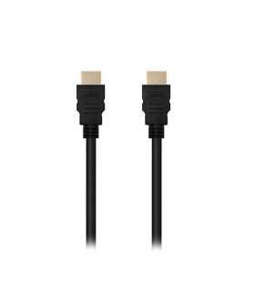Cable hdmi 2.0 premium tipo a a hdmi tipo a nanocable 3m -  macho - macho -  alta velocidad -  4k -  18gbps -  negro